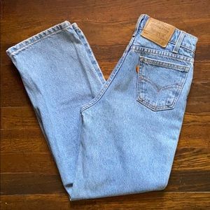 VINTAGE ORANGE TAB LEVI JEANS